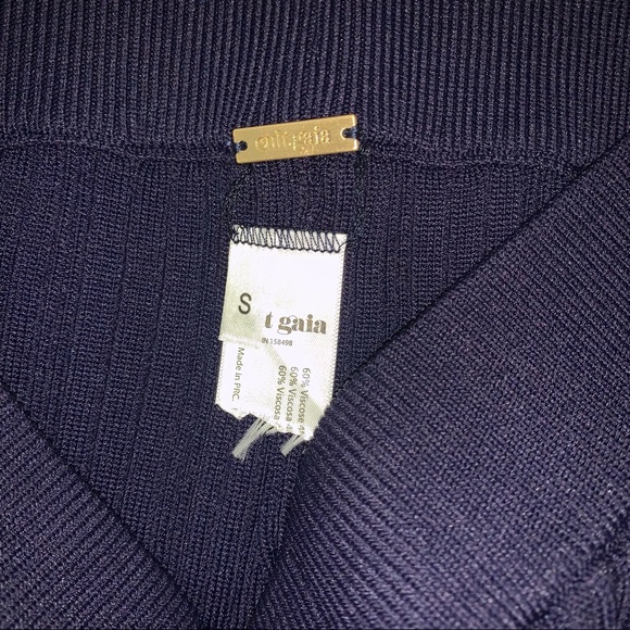 Cult Gaia Maude Knit Pant in Evening Blue - Picture 5 of 5